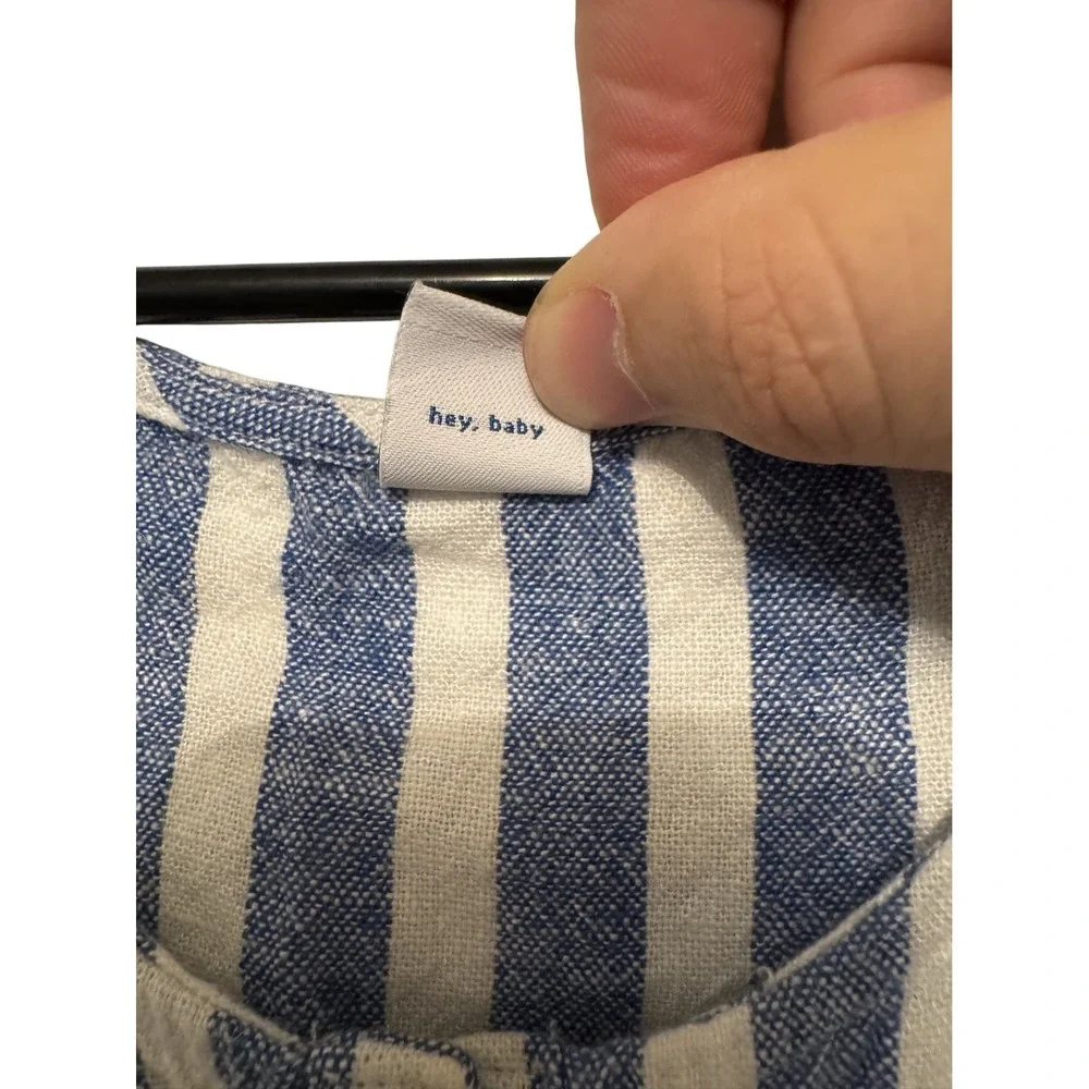 Old Navy Printed Linen-Blend Utility-Pocket Dress for‎ Baby (6-12M)